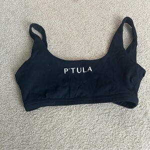 Black sports bra